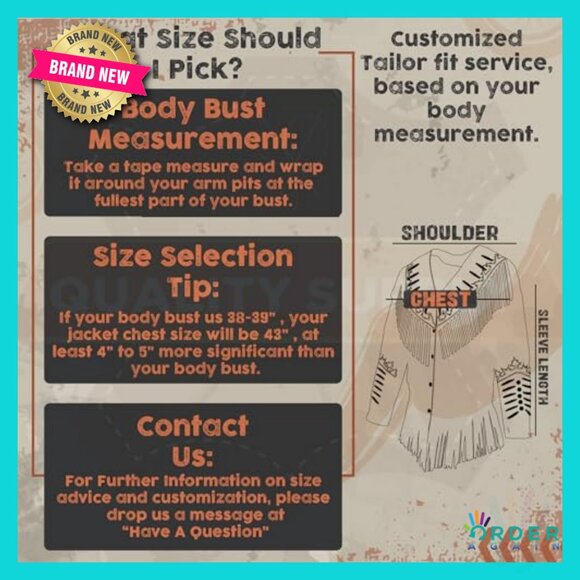 Western Leather Jacket Genuine Cowhide Fringe Tassels Cowgirl Style Classic - Picture 5 of 7